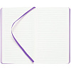 Блокнот Shall Round, фиолетовый с нанесением логотипа