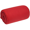 Плед-спальник Snug, красный с нанесением логотипа