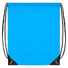 Рюкзак-мешок Manifest Color из светоотражающей ткани, синий с нанесением логотипа
