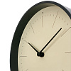 Часы настенные Jet, оливковые с нанесением логотипа
