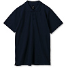 Рубашка поло мужская SUMMER 170, темно-синяя (navy) с нанесением логотипа