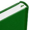 Ежедневник Favor, недатированный, ярко-зеленый с нанесением логотипа