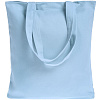 Холщовая сумка Avoska, голубая с нанесением логотипа
