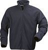 Куртка флисовая мужская LANCASTER, темно-синяя с нанесением логотипа