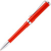 Ручка шариковая Phase, красная с нанесением логотипа