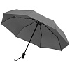 Зонт складной Monsoon, серый с нанесением логотипа