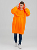 Дождевик-анорак Alatau, оранжевый неон с нанесением логотипа