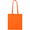 Холщовая сумка Basic 105, оранжевая с нанесением логотипа