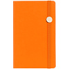 Блокнот Shall Round, оранжевый с нанесением логотипа