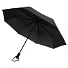 Складной зонт Hogg Trek, черный с нанесением логотипа