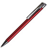 Ручка шариковая Stork, красная с нанесением логотипа