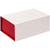 Коробка LumiBox, красная с нанесением логотипа