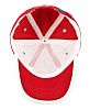 Бейсболка Unit Trendy, красная с белым с нанесением логотипа