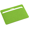Чехол для карточки Devon, зеленый с нанесением логотипа