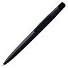 Ручка шариковая Prodir DS2 PPP, черная с нанесением логотипа