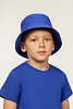 Панама детская Bizbolka Challenge Kids, ярко-синяя с нанесением логотипа
