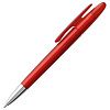 Ручка шариковая Prodir DS5 TTC, красная с нанесением логотипа