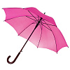 Зонт-трость Standard, ярко-розовый (фуксия) с нанесением логотипа