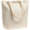 Холщовая сумка Shopaholic, неокрашенная с нанесением логотипа
