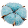 Цветок хлопка Cotton, голубой с нанесением логотипа