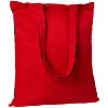 Холщовая сумка Countryside, красная с нанесением логотипа