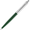 Ручка шариковая Senator Point Metal, зеленая с нанесением логотипа