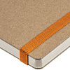 Ежедневник Eco Write Mini, недатированный, с оранжевой резинкой с нанесением логотипа