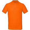 Рубашка поло мужская Inspire, оранжевая с нанесением логотипа