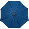 Зонт-трость Magic с проявляющимся цветочным рисунком, темно-синий с нанесением логотипа