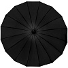 Зонт-трость Hit Golf, черный с нанесением логотипа