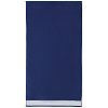 Полотенце Etude, большое, синее с нанесением логотипа
