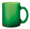 Кружка Foggy матовая, зеленая с нанесением логотипа