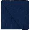 Плед Termoment, темно-синий с нанесением логотипа