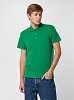 Рубашка поло мужская SUMMER 170, ярко-зеленая с нанесением логотипа