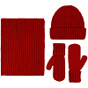 Шарф Nordkapp, красный с нанесением логотипа