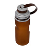 Бутылка для воды Fresh, коричневая с нанесением логотипа