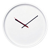 Часы настенные ChronoTop, белые с нанесением логотипа