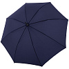 Зонт-трость Nature Stick AC, синий с нанесением логотипа