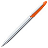 Ручка шариковая Dagger Soft Touch, оранжевая с нанесением логотипа