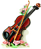 Сувенир «Скрипка», музыкальный с нанесением логотипа