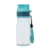 Бутылка для воды Jungle, голубая с нанесением логотипа