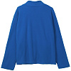 Куртка флисовая унисекс Manakin, ярко-синяя с нанесением логотипа
