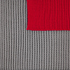 Шарф Snappy, светло-серый с красным с нанесением логотипа