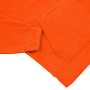 Худи флисовое унисекс Manakin, оранжевое с нанесением логотипа