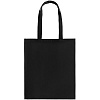 Холщовая сумка Neat 140, черная с нанесением логотипа
