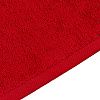 Полотенце Etude, среднее, красное с нанесением логотипа