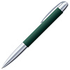 Ручка шариковая Arc Soft Touch, зеленая с нанесением логотипа