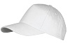 Бейсболка Long Beach, белая с нанесением логотипа