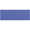 Складной коврик для занятий спортом Flatters, синий с нанесением логотипа