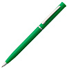 Ручка шариковая Euro Chrome, зеленая с нанесением логотипа